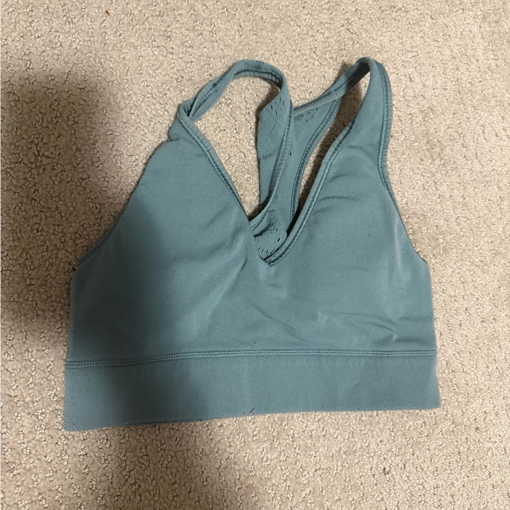 Lululemon padded Teal Sports Bra